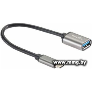 Адаптер Telecom TC409M USB Type-A - USB Type-С (0.2 м, серый