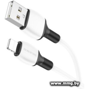Кабель Borofone BX84 USB Type-A - Lightning (1 м, белый)
