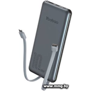 Купить Yoobao LC2 10000mAh (серый) в Минске, доставка по Беларуси