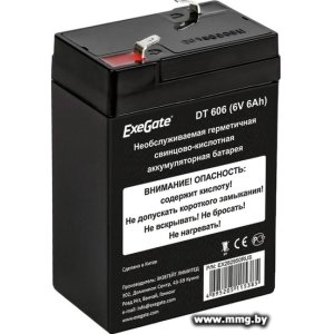Купить ExeGate DT 606 (6В, 6 А·ч) <EX282950RUS> в Минске, доставка по Беларуси