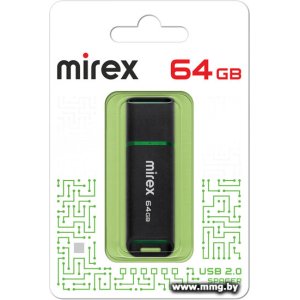 64GB Mirex SPACER BLACK 13600-FMUSBK64
