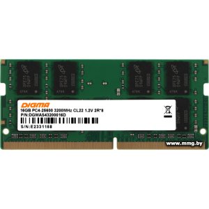 SODIMM-DDR4 16GB PC4-25600 Digma DGMAS43200016D