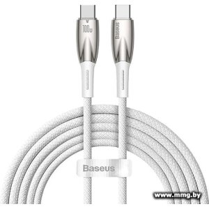 Кабель Baseus CADH000702 100W USB Type-C - Type-C (1м, бел
