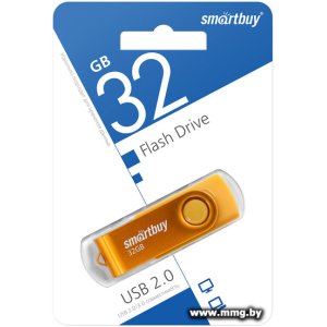 Купить 32GB SmartBuy Twist (желтый) (SB032GB2TWY) в Минске, доставка по Беларуси