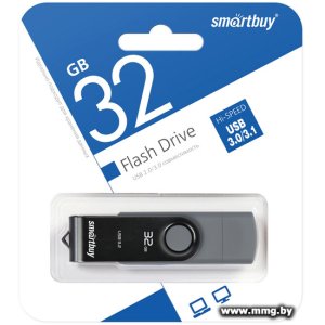 Купить 32GB SmartBuy Twist Dual (черный) (SB032GB3DUOTWK) в Минске, доставка по Беларуси