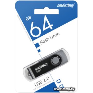 64GB SmartBuy Twist (черный) (SB064GB2TWK)