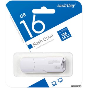 16GB SmartBuy Clue (белый) (SB16GBCLU-W3)