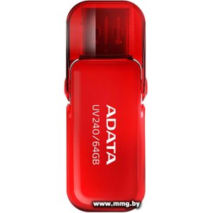 64GB ADATA UV240 AUV240-64G-RRD (красный)