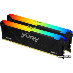 Купить 64GB (2x32GB) PC4-25600 Kingston KF432C16BB2AK2/64 в Минске, доставка по Беларуси