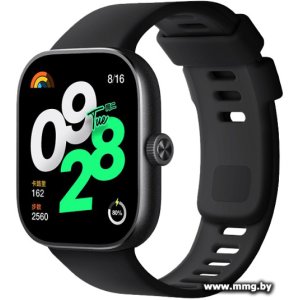Купить Xiaomi Redmi Watch 4 (черный, BHR7854GL) в Минске, доставка по Беларуси