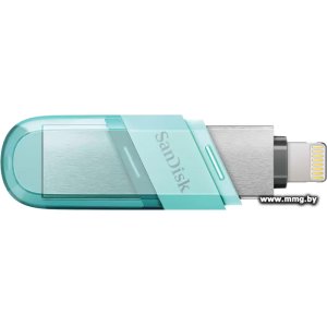Купить 64GB SanDisk iXpand Flip SDIX90N-064G-GN6NK (мятный/белый) в Минске, доставка по Беларуси