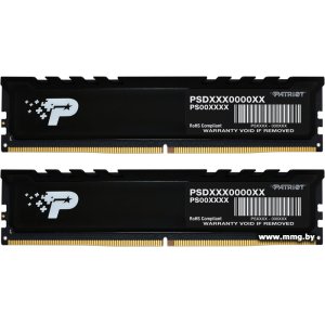 Купить 32Gb (2x16GB) PC5-38400 Patriot PSP532G4800KH1 в Минске, доставка по Беларуси