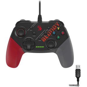 Купить GamePad A4Tech Bloody GP30 (черный/красный) в Минске, доставка по Беларуси