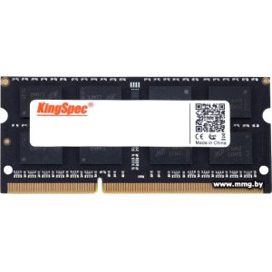 Купить SODIMM-DDR3 4GB PC3-12800 KingSpec KS1600D3N13504G в Минске, доставка по Беларуси