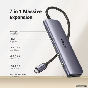 Купить Док-станция Ugreen CM195 15214 в Минске, доставка по Беларуси