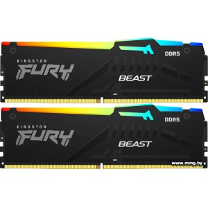 Купить 16Gb (2x8Gb) PC5-48000 Kingston KF560C30BBEAK2-16 в Минске, доставка по Беларуси