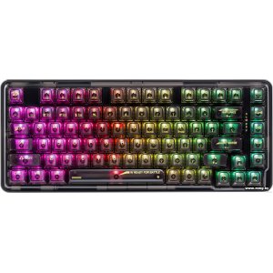 Купить Redragon Elf Pro (прозрачный/черный) 71742 (K649CTB-RGB-PRO) в Минске, доставка по Беларуси