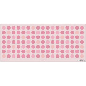 NuPhy Bokeh Deskmat Inca Rose (розовый)