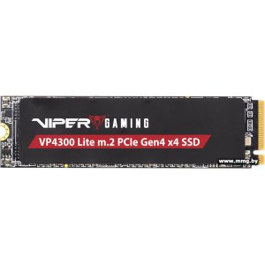 Купить SSD 500GB Patriot Viper VP4300 Lite VP4300L500GM28H в Минске, доставка по Беларуси