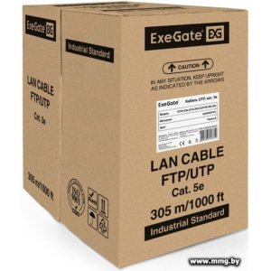 Купить Кабель ExeGate UTP4-C5e-CCA-S24-OUT-PE-BK-305 EX281819RUS в Минске, доставка по Беларуси