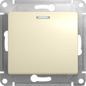 Купить Выключатель Schneider Electric Glossa GSL000213 (бежевый) в Минске, доставка по Беларуси