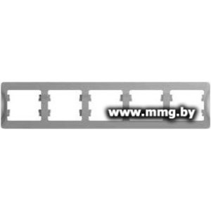 Купить Рамка Schneider Electric Glossa GSL000305 (алюминий) в Минске, доставка по Беларуси