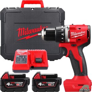 Milwaukee M18 M18BLDDRC-402C 4933492834 (с 2-мя АКБ 4 Ач, ке
