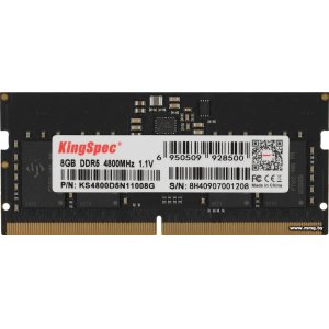SODIMM-DDR5 8GB PC5-38400 KingSpec KS4800D5N11008G