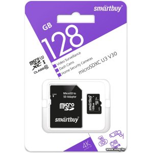 Купить SmartBuy 128GB microSDXC SB128GBSDCCTV в Минске, доставка по Беларуси