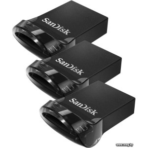Купить 32GB SanDisk Ultra Fit USB 3.1 3x32GB SDCZ430-032G-G46T в Минске, доставка по Беларуси