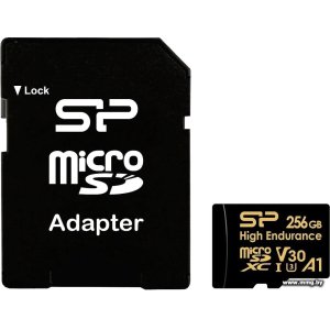 Купить Silicon-Power 256GB microSDXC Golden High Endurance SP256GBSTXDV3V1HSP в Минске, доставка по Беларуси