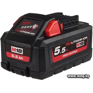 Купить Аккумулятор Milwaukee M18 HB5.5 4932464712 (18В/5.5 Ah) в Минске, доставка по Беларуси