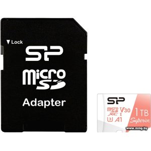 Купить Silicon-Power 1TB microSDXC Superior A1 SP001TBSTXDV3V20SP в Минске, доставка по Беларуси