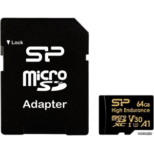 Купить Silicon-Power 64GB microSDXC Golden High SP064GBSTXDV3V1HSP в Минске, доставка по Беларуси