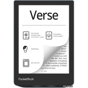 Купить PocketBook 629 Verse Bright Blue (PB629-2-CIS) в Минске, доставка по Беларуси