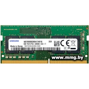 SODIMM-DDR4 8GB PC4-25600 Samsung M471A1G44CB0-CWE