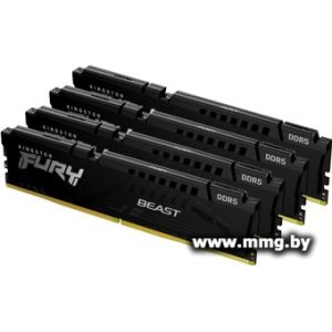 Купить 128Gb (4x32Gb) PC5-44800 Kingston KF556C40BBK4-128 в Минске, доставка по Беларуси