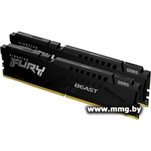 Купить 16Gb (2x8Gb) PC5-48000 Kingston KF560C30BBEK2-16 в Минске, доставка по Беларуси