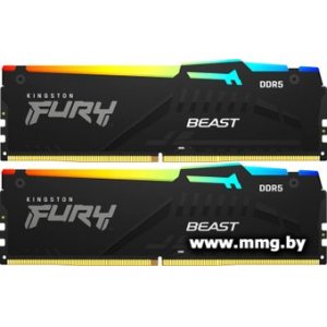 Купить 32Gb (2x16Gb) PC5-48000 Kingston KF560C36BBE2AK2-32 в Минске, доставка по Беларуси