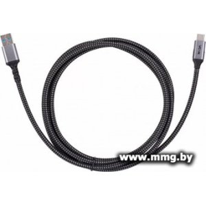 Кабель VCOM CU401M-2M USB 2 Type-A - USB 3.2 Gen2 Type-C (2 м, черный)