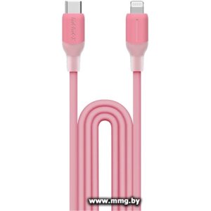 Кабель Momax DL53P USB Type-C - Lightning (1.2 м, розовый)