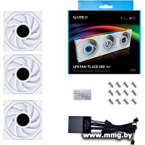 for Case Lian Li Uni Fan TL LCD 120 Triple G99.12TLLCD3W.00