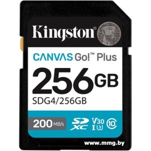 Kingston 256GB SDXC Canvas Go Plus Gen4 SDG4/256GB