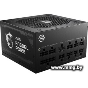 Купить 750W MSI MAG A750GL PCIE5 (306-7ZP8B11-CE0) в Минске, доставка по Беларуси
