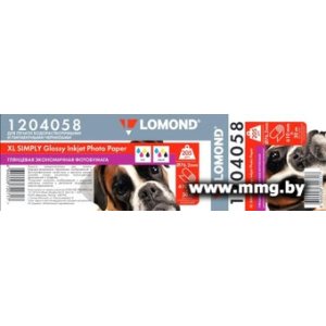 Фотобумага Lomond XL Simply 610 мм х 30 м 205г/м2 1204058
