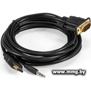 Купить Кабель ExeGate EX-HDMIM-VGAM-3.5JackS-3.0 EX294720RUS в Минске, доставка по Беларуси