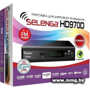 Купить Ресивер DVB-T2 Selenga HD970D в Минске, доставка по Беларуси