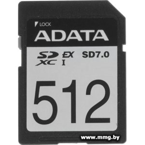 Купить ADATA 512GB SDXC Premier Extreme ASD512GEX3L1-C в Минске, доставка по Беларуси