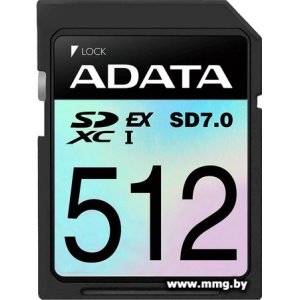 Купить ADATA 512GB SDXC Premier Extreme SD512GEX3L2-C в Минске, доставка по Беларуси