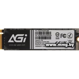 Купить SSD 4TB AGI AI298 AGI4T0GIMAI298 в Минске, доставка по Беларуси
